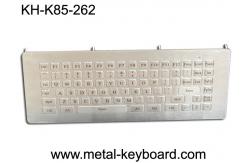 China 85 Keys Ruggedized Keyboard , Industrial Computer Metal Kiosk Keyboard supplier