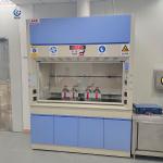 Anti Corrosion Lab Ventilation Hood Steel Laboratory Fume Cupboard 100W for sale