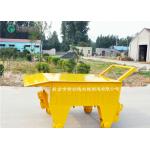 Customized 500kg manual rail flat cart for bay cargo handling with push/pull rod for sale