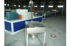 China WPC Panel Profile Wood Plastic Composite Extrusion Line , WPC PP Profile Extruder supplier