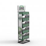 Custom Beer Display Stand Sparkling Drinks Metal Display Stand For Liquor Store for sale