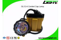 China High Performance LED Miners Cap Lamp 25000lux Brightness 1200 Battery Cycles supplier