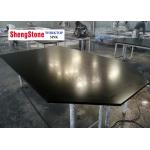 Special Shape Epoxy Resin Worktop Surface Smooth For Laboratory , Black Color for sale