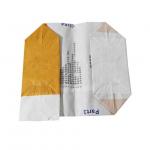 Custom Printed Multiwall Kraft Paper Valve Sacks For Cement 15kg 20kg for sale
