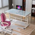 Custom Promotion Middle Height Adjustable Writing Table with Rustic Brown Desktop