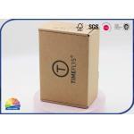 Recycled Corrugated Mailer Box CMYK Offset Printing Storage Packaging
