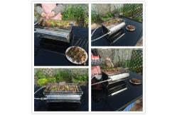 China 2PCS Burner Infrared Gas BBQ Grill Camping Smokeless Portable Foldable supplier