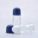 Diameter 35.2mm Perfume Roller Bottles 50ml Roll On Glass Bottle for sale