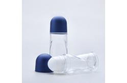 China Glass Refillable Roll On Deodorant Bottles OEM Diameter 35.2mm supplier