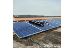 China Robotic Solar Panel Cleaner System Ai-Powered Cleaning Robot with Rolling Brush Heads supplier