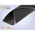 2.5mm Flame Retardant High Temperature Fiberglass Cloth 66OZ Graphite Coated Fiberglass Fabric Roll for sale