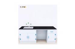 China Weather Resistant Polypropylene Laboratory Furniture , H850mm Lab Work Benches supplier