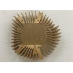 Customzied Aluminum 6061 CNC Metal Stamping Anodizing Gold Laptop Cpu Cooler
