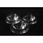 Dome 98mm Transparent PLA Lids Disposable Biodegradable for sale