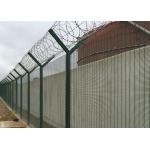 4.0mm 4.5mm Welded Wire Mesh Fence With Razor Wire Y Square Post for sale