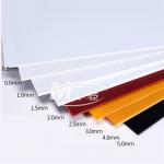 Laser/CNC Engraving Glossy ABS Styrene Plastic Sheet 5mm For UV Printed Billboard for sale