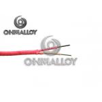 0.81mm AWG 20 Type K Thermocouple Extension Cable With Fiberglass Insulation for sale