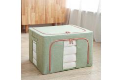 China Multiscene Quilt Fabric Household Storage Containers Cotton Linen Capacity 24L supplier