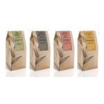 Recycled Printing Zipper Tea Bags Packaging Square Bottom Brown for sale