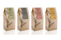 China Recycled Printing Zipper Tea Bags Packaging Square Bottom Brown supplier