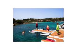 China Reinforced Grab Handles Drop Stitch Inflatable Jet Ski Dock For Boat supplier