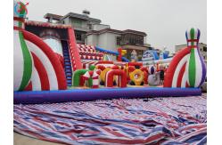 China Customized Huge Circus Inflatable Fun City Inflatable Bouncy House Slide Castle supplier