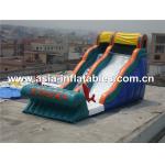 cheap commercial giant inflatable slide, inflatable jumping slide for sale for sale