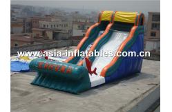 China cheap commercial giant inflatable slide, inflatable jumping slide for sale supplier