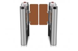 China IP32 Pedestrian Swing Barrier Gate Electro Mechanical Brush 24VDC supplier