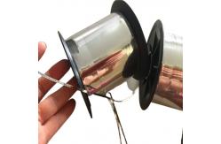 China Silver and Golden Bobbin Shape Tear Tape Narrow Width Easy Application supplier