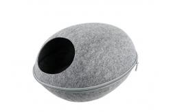 China Cats Accessories Detachable H26cm Felt Pet Cave With Cushion supplier