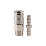 ARO210 Pneumatic Quick Couplings – 1250 L/Min, 35 Bar, Zinc-Plated Steel Shut-Off Connectors for sale