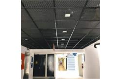 China Library 600*600 Aluminium Ceiling Panel Lay On Expanded Mesh Ceiling System supplier