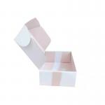 Plain Recycled cardboard Shoe Packaging Box UV Coating Embossing