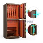 Double door Jewelry Watch Winder Safe Fingerprint Lock With 7 Open Ways
