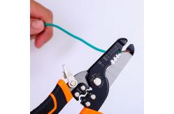 China 132g Alloy Steel Wire Strippers Wire Soft Handle Cutting And Stripping Wire supplier