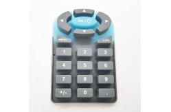 China Remote Control POS Machine Waterproof Keys Conductive Silicone Keyboard supplier
