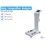 CE Approved Body Fat Checking Machine With Big Scale Colorful Touch Screen Control Panel for sale