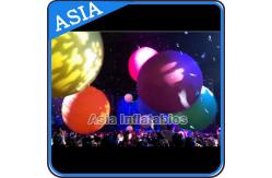 China Advertising Helium Balloon And Blimps Soccer , Sphere Flying Paint Shape Ball supplier