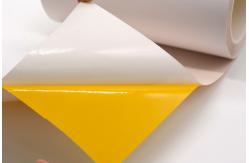 China 1Mil Anti Static Label Material Matte White Permanent Adhesive Antiflaming Polyimide With Glassine supplier