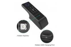 China Smart Tuya Wifi Lock Mobile Control Fingerprint RFID Open Flat Home Lock supplier