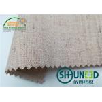 Chest Canvas Horse Hair Interlining With Good Elasticity Woven Technology
