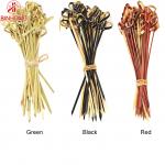 Convenient AB Grade 12cm Knotted Bamboo Skewers for sale