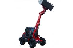 China Electric Joystick Telescopic Wheel Loader 825T Articulated Telescopic Loader supplier
