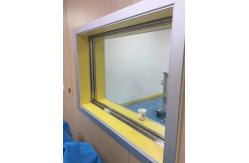 China 10mm 1000 X 800 Mm Radiation Protection Lead Glass With Aluminium Frame supplier