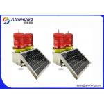 LED Red Flashing Solar Aviation Obstruction Light for Aircraft Warning for sale