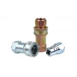 Steel TG Close Type Socket Hydraulic Quick Coupling With Valve Plug for sale