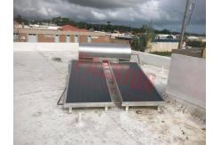 China 250L Pressurized Blue Titanium Solar Thermal Water Heater With Stainless Steel Bracket supplier
