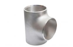 China ANSI Alloy Steel Tee Seamless Pipe Fittings Sand Blasting supplier
