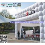 Modern White Cube Inflatable Booth Tent For Garden Party And Event